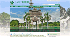 Desktop Screenshot of laostravelpackagetours.com